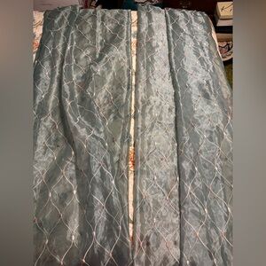 Pair of sheer curtains, 84” long